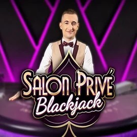 Blackjack Salon Privé online game logo by Ezugi on slotrize.lu