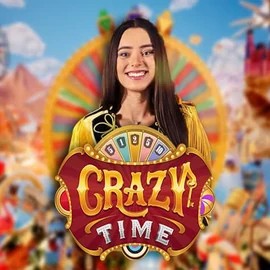 Crazy Time casino game by Evolution – featured logo at Slotrize Casino