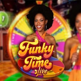 Live Casino logo of Funky Time from Evolution at Slotrize Casino