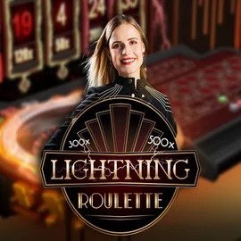 Lightning Roulette slot icon by Evolution, available at Slotrize Casino