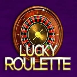 Lucky Roulette slot logo by Belatra Games at Slotrize Casino