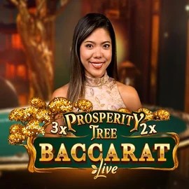 Prosperity Tree Baccarat logo by Evolution at Slotrize Casino